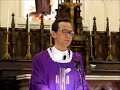 catholic夙川教会2017年12月24日「待降節第4主日」ミサ説教