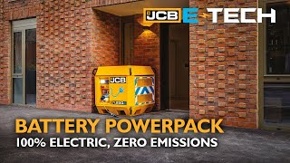 JCB Battery Power Pack 1.25QE & 1.50QE - 100% Electric, Zero Emissions