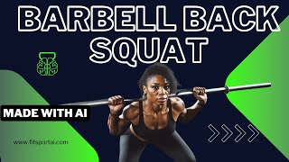 🔥 Master the Barbell Back Squat for Maximum Leg \u0026 Strength Gains! 🔥