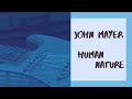 Human Nature - John Mayer & Michael Jackson (cover)