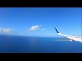 jet blue a321 economy class experience newark nj to sint maarten 4k