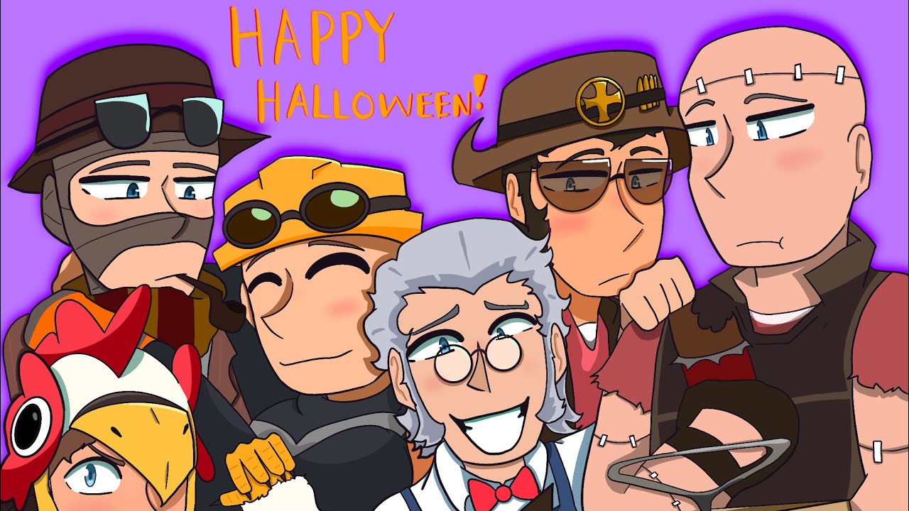 Team Fortress 2 Halloween Speedpaint Youtube