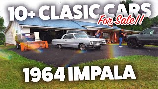 10+ CLASSIC CARS FOR SALE!! 1964 Chevrolet Impala For Sale!