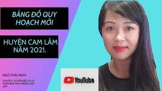 Bảng đồ quy hoạch Huyện Cam Lâm, tp. Cam Ranh năm 2021.