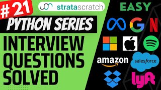 FACEBOOK/META Interview Question Explained - Python Data Science | "Posts Reacted With Heart" | EDS