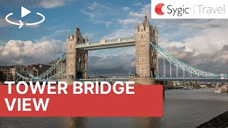360 video: Tower Bridge View from City Hall, London, UK