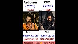 Aadipurush vs KGF 3 movie comparison ।। box office collection #shorts