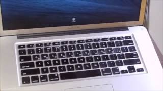 Apple Russian Keyboard Sticker Application Time-lapse