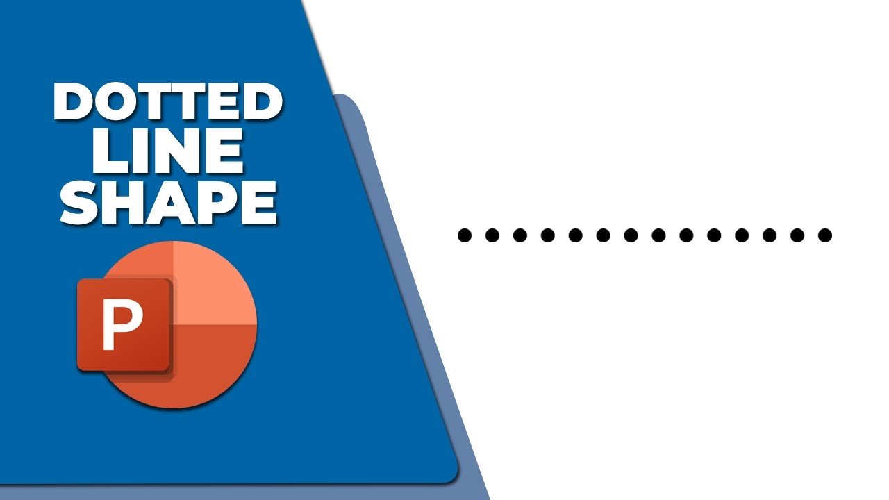 How To Add Dotted Line Shape In Powerpoint Youtube