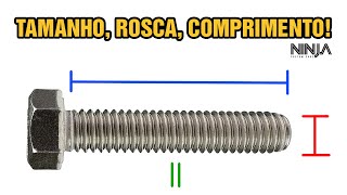 Aprenda a Medir Parafusos: Diâmetro, Rosca e Comprimento
