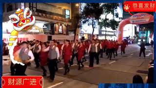 HONG KONG Chinese New Year Night Parade 2019 香港新春花車巡遊