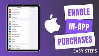 How To Enable In-App Purchases On iPhone & iPad