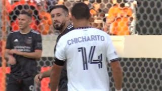 Javier Hernandez Chicharito Expert Gol & Respect Moment with Hector Herrera