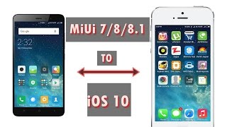 Make your MiUi 7/8/8.1 Look alike iOS 10 [NO ROOT]