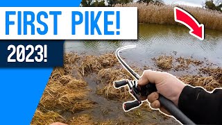 Can I catch my FIRST PIKE of 2023!? Winter Lure Fishing