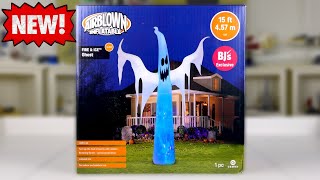 Gemmy 15FT COLOSSAL FLICKERING FLAME GHOST Airblown Inflatable Review! (BJ's 2023 Exclusive)