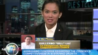 NewsLife Interview: Bill Luz - Concerns regarding the country's competitiveness in sustaining growth