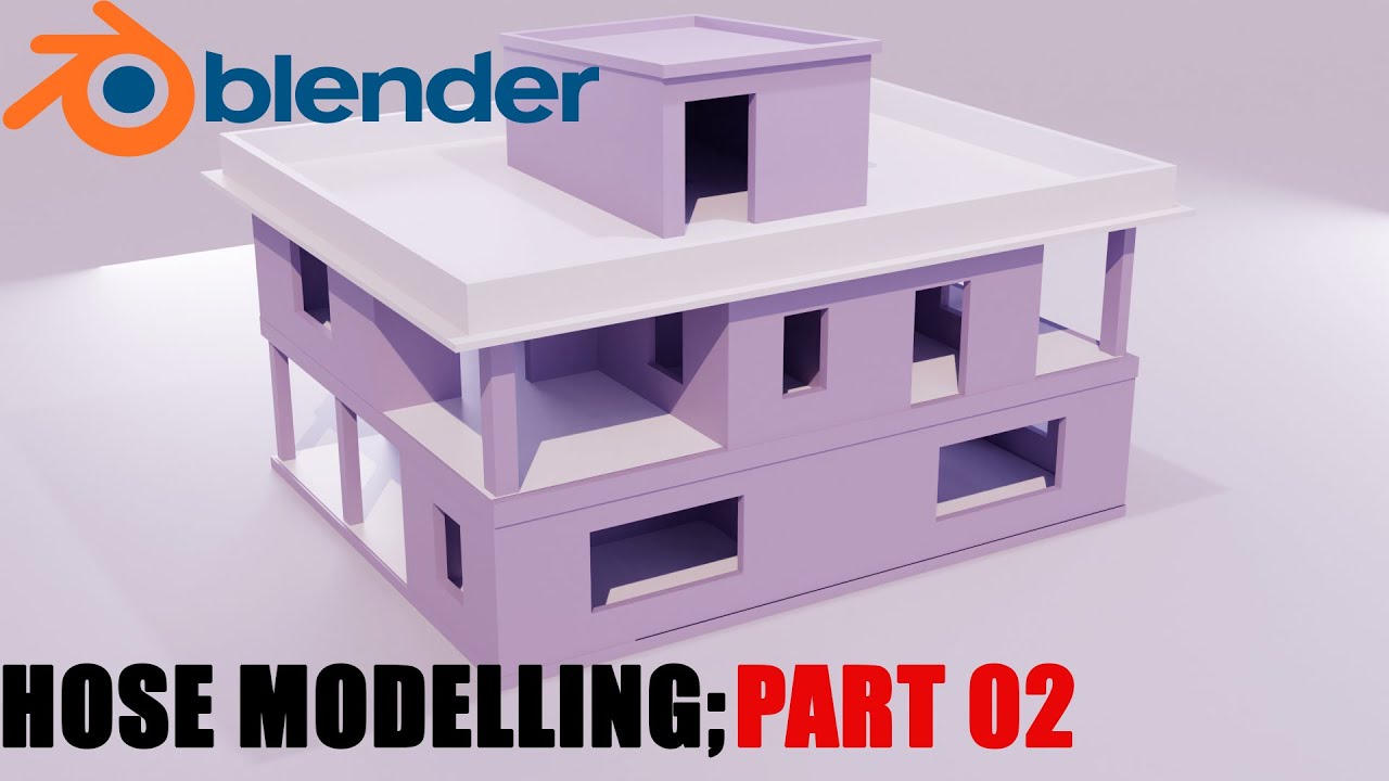 House Modelling In Blender 2.82 [Part 02] - YouTube