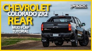 Gatorback 2018 Chevrolet Colorado ZR2 Rear Mud Flap Installation