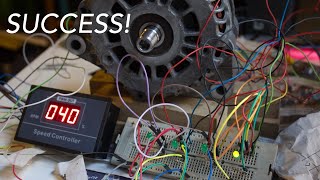 Installing hall sensors to a car alternator (as a BLDC motor) right this time! + controller test P12