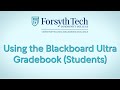 Using the Blackboard Ultra Gradebook (Students)