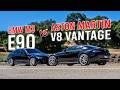 2011 BMW M3 (E90) vs 2009 Aston Martin V8 Vantage | NA V8 Head to Head