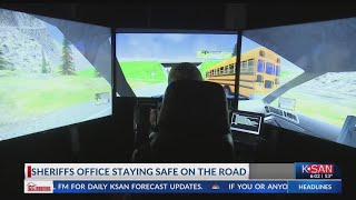 Tom Green County Sheriffs Deputies go through simulation driving trainings