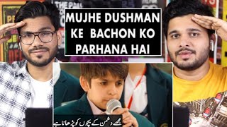 Indian Reaction On Mujhe Dushman Ke Bachho Ko Parhana Hai | Aps Peshawar