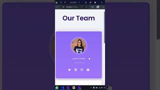 Responsive Our Team Section CSS Tutorial