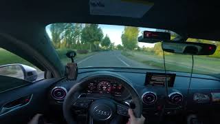 Driving Around The Outskirts | 4K 30 fps | Audi RS3 8v | Valves Opened | Sport Transmission |