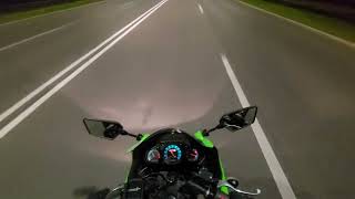 kawasaki Ninja 250r | Nightride POV test#1