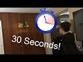 30 Second 3 point Mini Basketball Trickshot Challange!