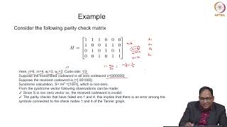 Lecture-17: Low Density Parity Check (LDPC) Codes: Decoding