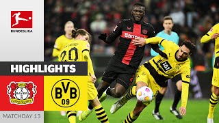 Top Thriller! Boniface Levels It For B04 | Bayer Leverkusen - Dortmund 1-1 | Highlights | MD 13