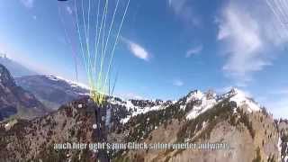 Paragliding Flight Jungfraujoch (Top of Europe) to Interlaken