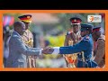 President Ruto prays for the new KDF cadets at military academy in Lanet