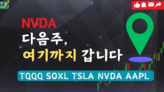 NVDA 더 오릅니다 / 미국주식 차트분석 기술적분석 TQQQ SOXL TSLA NVDA AAPL