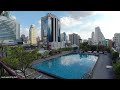 rooftop pool in sukhumvit 2 hours relaxing bgv 4k nature sound no bgm bangkok thailand 2023