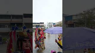 下大雨了/梓官城隍爺南巡禳災祈安遶境大典/大社青雲宮/援中港代天府/新藝太子團/老祖轎班團/春源企業社2023.12.30#廟會拍攝 #遶境 #taiwan #shorts