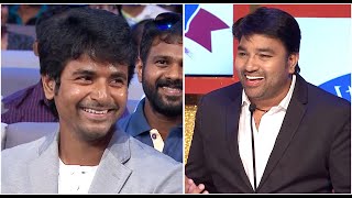 Anchor Mirchi Shiva Funny Satires On Sivakarthikeyan At South Awards Show