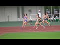 20211016日本gp陸上山口大会（田島記念） gp女子100mh予備予選3組（tajimaチャレンジ）