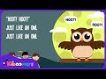 Owl Song Lyric Video - The Kiboomers Preschool Songs & Nursery Rhymes About Nocturnal Animals