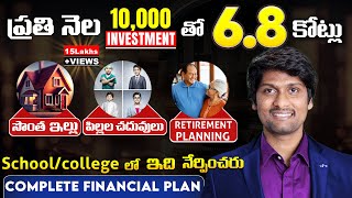 Get 6.8 Cr with 10,000 Per Month | Complete Financial Plan | How to Invest in 2023