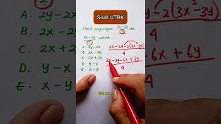 Soal SNBT 2025 #math #suksesutbk #utbk2025 #matematika