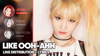TWICE - Like OOH-AHH (Line Distribution + Lyrics Color Coded) PATREON REQUESTED