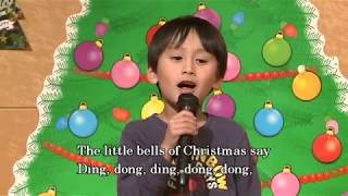 Little Bells of Christmas を英語で歌う幼稚園児　みいちゃんママの英語教室