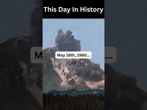 Explosive Fury Unleashed! Mount St. Helens Eruption 1980 #volcano #eruption #shorts #historyfacts