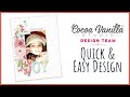 Quick & Easy Design | 9x12 Scrapbook Layout | Cocoa Vanilla Studio DT