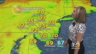 Tuesday Evening Weather Forecast: Increasing Clouds, Mild With A Spotty Shower Late; Low 64.