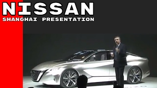 Nissan Vmotion 2.0, Kicks, X-Trail, Navara, Shanghai Presentation